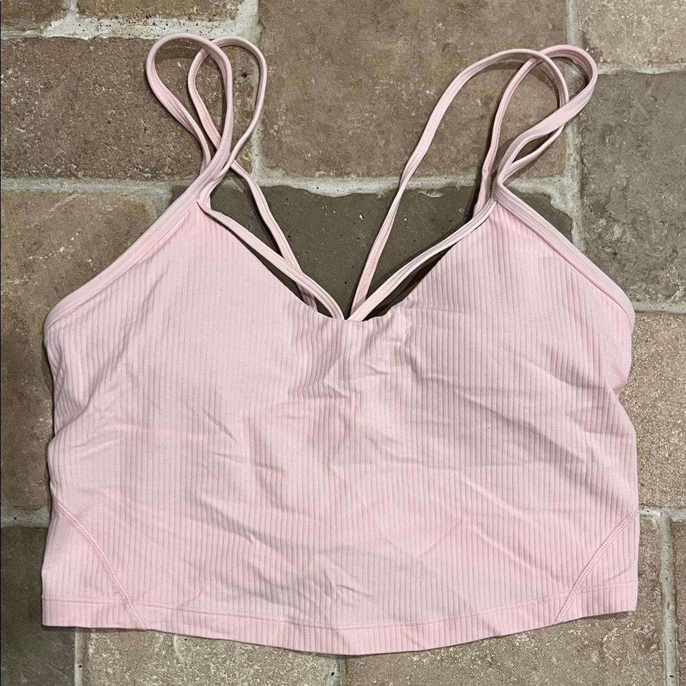 Lululemon Ribbed Strappy Crop Tank